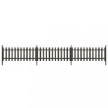 3 db WPC léckerítés oszlopokkal 614 x 80 cm