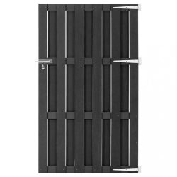 szürke WPC kertkapu 100 x 180 cm