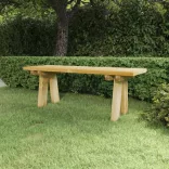 impregnált tömör fenyőfa kerti pad 110 cm