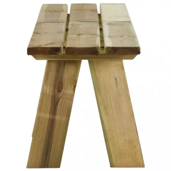 impregnált tömör fenyőfa kerti pad 160 cm