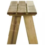 impregnált tömör fenyőfa kerti pad 220 cm