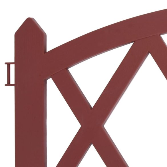 17 db piros polipropilén gyepszegély 10 m