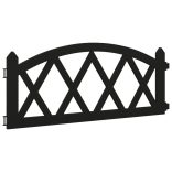 17 db fekete polipropilén gyepszegély 10 m