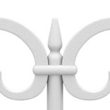 17 db fehér polipropilén gyepszegély 10 m