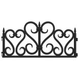 17 db fekete polipropilén gyepszegély 10 m