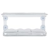 2 db akril ablaketető 30 x 12 x 15 cm