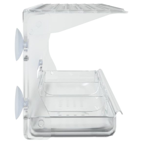 2 db akril ablaketető 30 x 12 x 15 cm