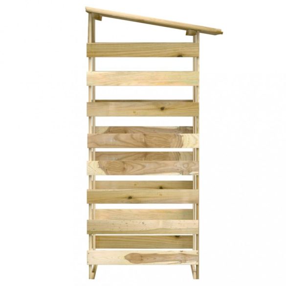 impregnált fenyőfa pergola tetővel 100 x 90 x 200 cm