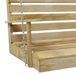 impregnált fenyőfa hintapad 110 cm