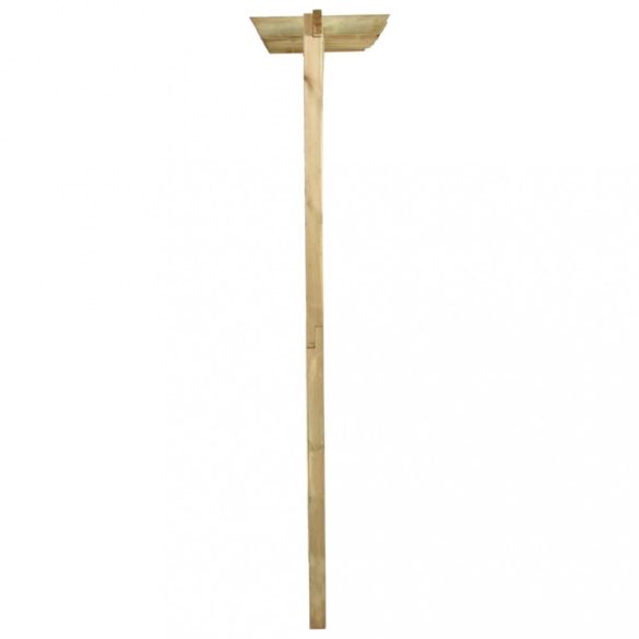 impregnált fenyőfa kerti kerítés pergolatetővel 300x50x200cm