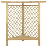 impregnált fenyőfa sarokpergola paddal 166 x 81 x 174 cm
