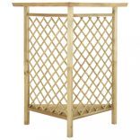 impregnált fenyőfa sarokpergola paddal 166 x 81 x 174 cm