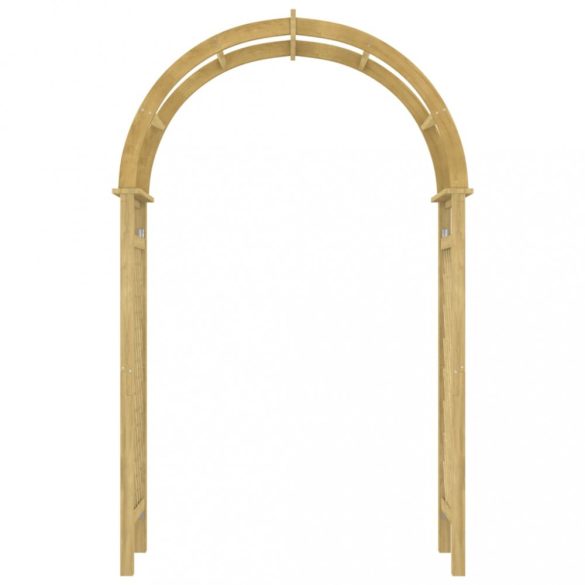 impregnált tömör fenyőfa rácsos boltív 141 x 97 x 243 cm