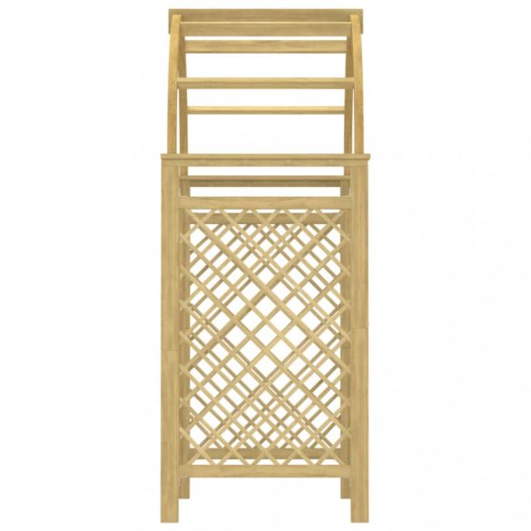 impregnált tömör fenyőfa rácsos boltív 141 x 97 x 243 cm
