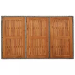 7 részes szürke polyrattan kerti étkezőgarnitúra párnával