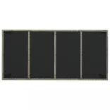 7 részes szürke polyrattan kerti étkezőgarnitúra párnával