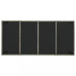 7 részes szürke polyrattan kerti étkezőgarnitúra párnával