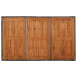 7 részes szürke polyrattan kerti étkezőgarnitúra párnával