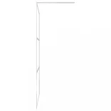 króm ESG üveg és alumínium zuhanyfal polccal 80x195 cm