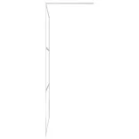 króm ESG üveg és alumínium zuhanyfal polccal 90 x 195 cm