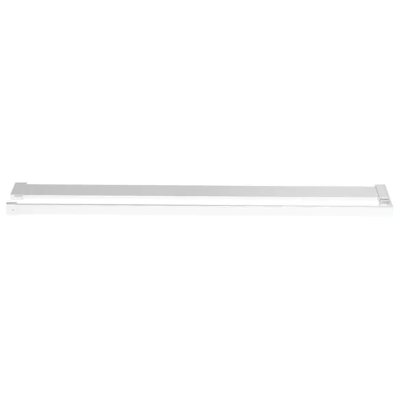 króm ESG üveg és alumínium zuhanyfal polccal 90 x 195 cm