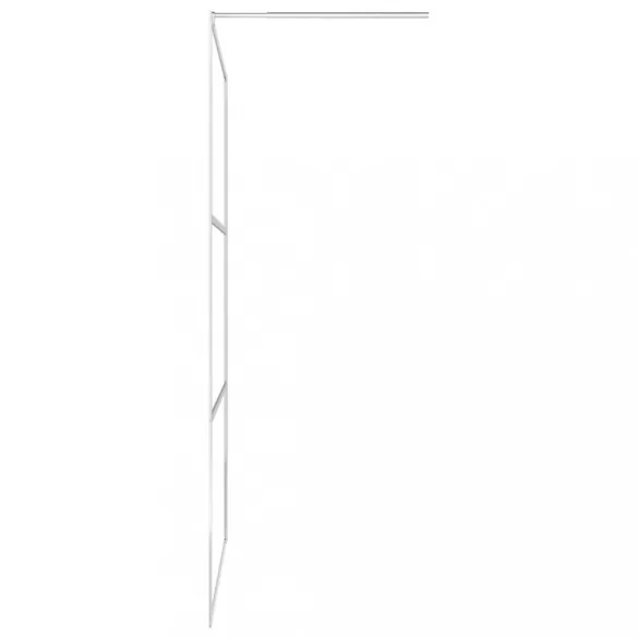 króm ESG üveg és alumínium zuhanyfal polccal 90 x 195 cm
