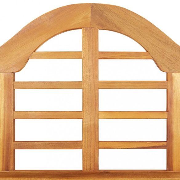 tömör akácfa kerti pad 125 cm