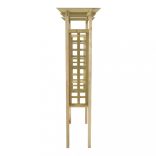 impregnált tömör fenyőfa rácsos boltív 110 x 60 x 210 cm