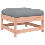 8 részes tömör duglászfenyő kerti társalgószett párnákkal