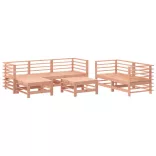 7 részes tömör duglászfenyő kerti ülőgarnitúra