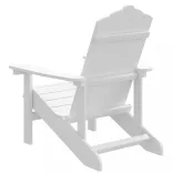 fehér HDPE kerti adirondack szék