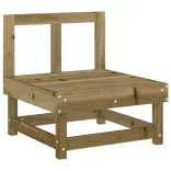 10 részes impregnált fenyőfa kerti pihenőgarnitúra