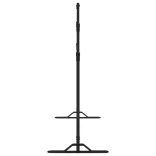 2 db fekete acél háttérállvány 305 x 243 cm