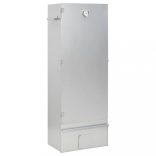 horganyzott acél BBQ füstölőkemence asztallal