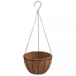 4 db fekete acél függő kaspótartó kaspóval