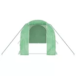 zöld acélvázas melegház 8 m² 4 x 2 x 2 m