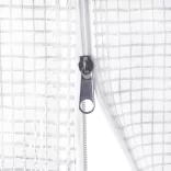 fehér acélvázas melegház 8 m² 4 x 2 x 2 m