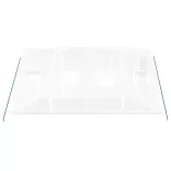 fehér üvegház acélvázzal 12 m² 4x3x2 m