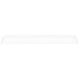 fehér acélvázas melegház 48 m² 16 x 3 x 2 m