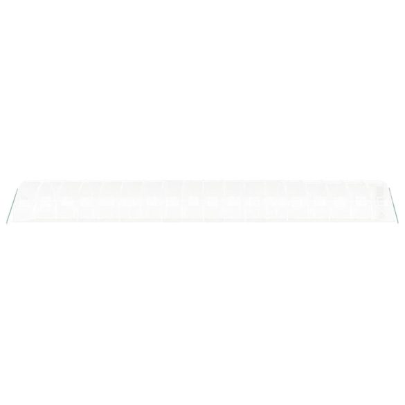 fehér acélvázas melegház 54 m² 18 x 3 x 2 m