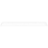 fehér acélvázas melegház 60 m² 20x3x2 m