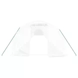 fehér acélvázas melegház 66 m² 22x3x2 m