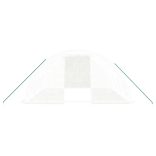 üvegház acélvázzal, fehér, 16 m², 4 x 4 x 2 m