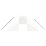 fehér acélvázas melegház 32 m² 8 x 4 x 2 m