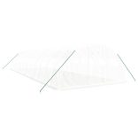 fehér acélvázas melegház 48 m² 12 x 4 x 2 m