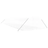 fehér acélvázas melegház 72 m² 18 x 4 x 2 m