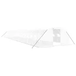 fehér acélvázas melegház 88 m² 22x4x2 m