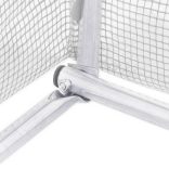 fehér acélvázas melegház 50 m² 10 x 5 x 2,3 m