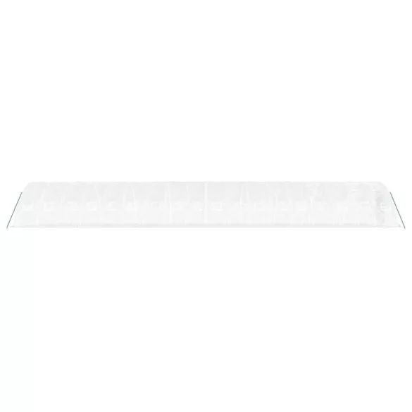 fehér acélvázas melegház 90 m² 18 x 5 x 2,3 m