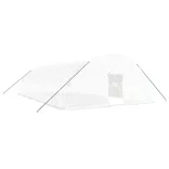 fehér acélvázas melegház 72 m² 12x6x2,85 m